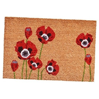  Red Poppies Doormat 