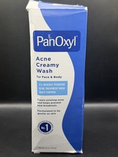 PanOxyl 4 Acne Creamy Wash Daily Control 6 oz Exp 11/2027 Damaged Box