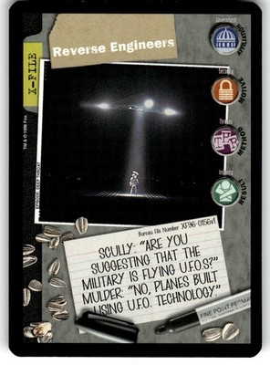 The X-Files Premiere Card #156 C Reverse Engineers