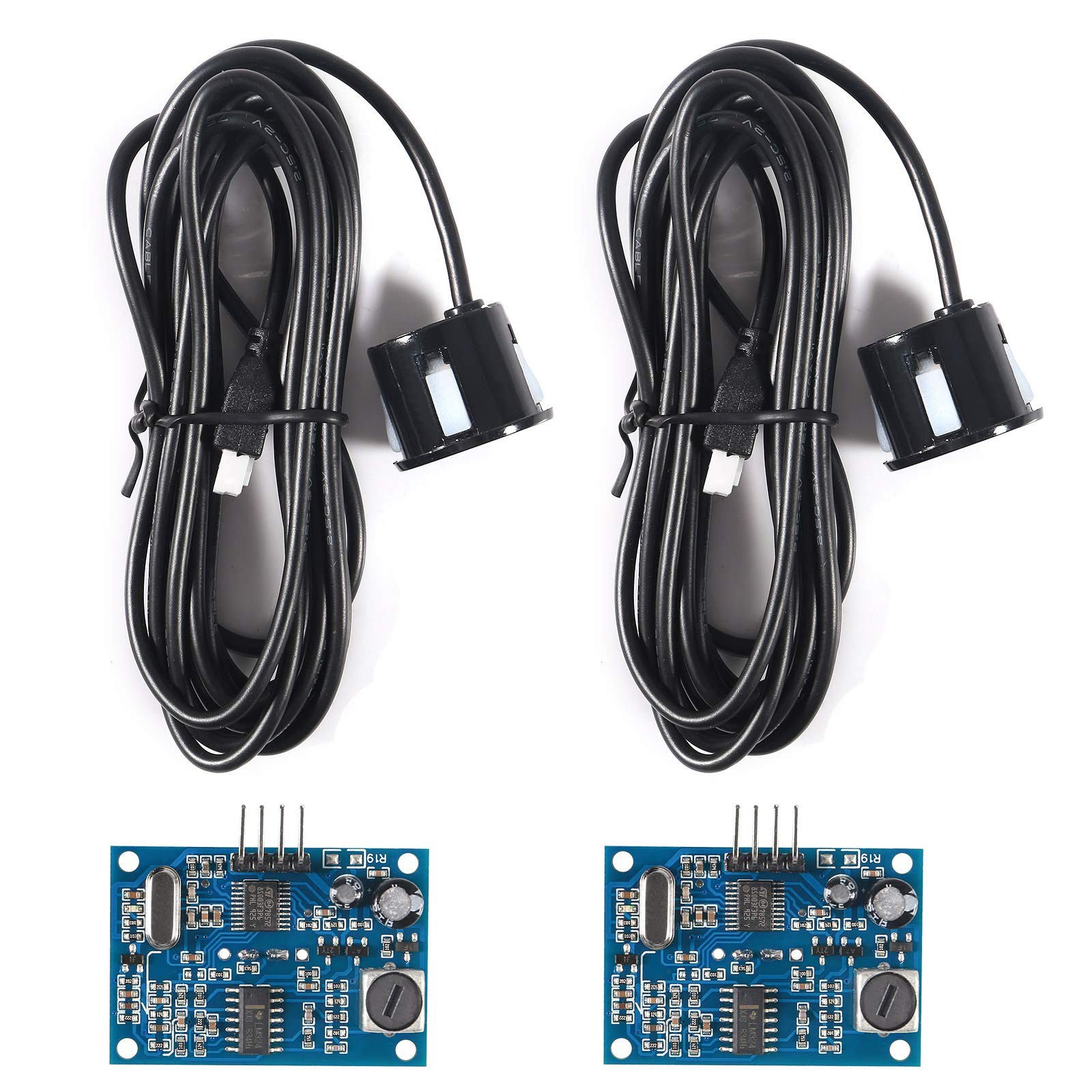 2Pcs JSN-SR04T Integrated Ultrasonic Distance Measuring Sensor Transducer Mod...