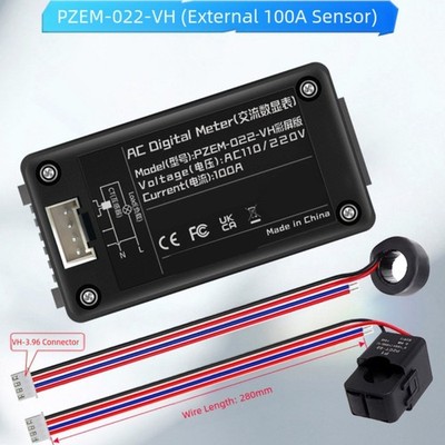 Digital Power Meter PZEM020022VH AC 110 220V for Voltage Current Power Testing