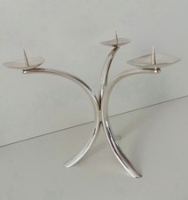 Space Age Kerzenleuchter Mid Century 925 Sterling Silber