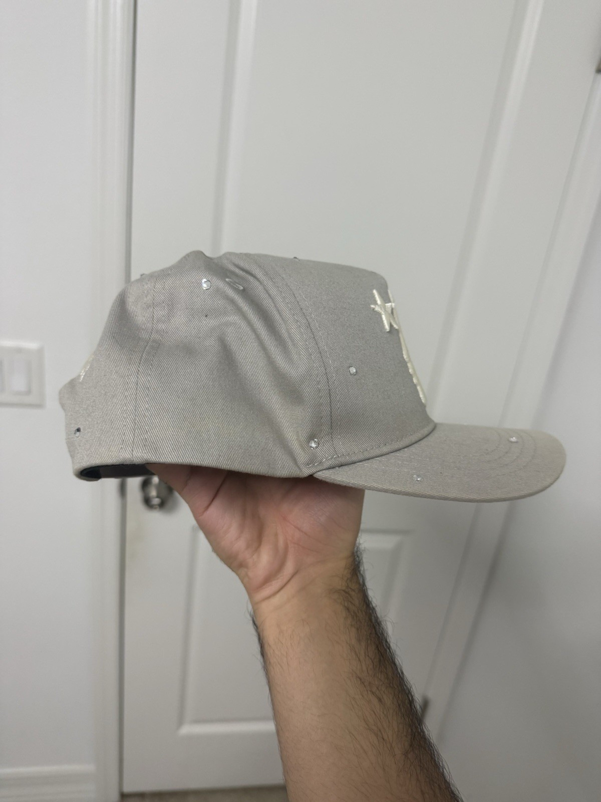 AUTHENTIC OG Hellstar Gray Rhinestone Cap - image 5
