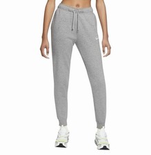 Nike Joggers Gray Womens Size LARGE Sportswear Club Fleece Mid Rise Sweatpants