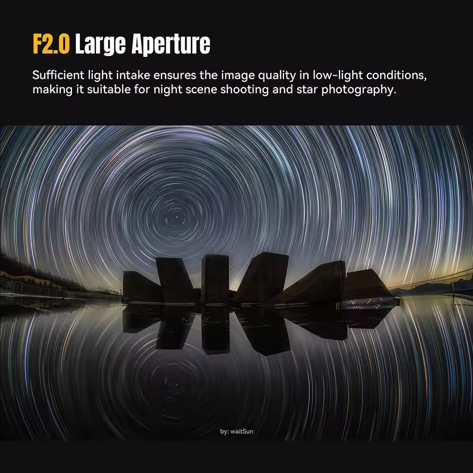 7artisans 6mm F2.0 APS-C 220° Ultra Wide Fisheye Lens fr E/ Z/ RF/ XF/ M43 Mount