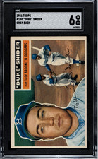 1956 Topps - Duke Snider #150 Gray Back SGC 6