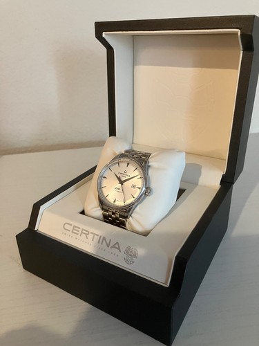 CERTINA DS-1 Powermatic 80 Men's Watch C029.807.11.031.00 Pearl White READ