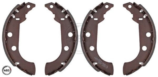 A.B.S. 8321 Bremsbackensatz 4 Bremsbacken Trommelbremse-image