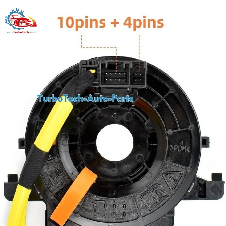 Resorte reloj cable espiral 89307-0C030 se adapta a Toyota Sequoia Sienna 2017-2022 Foto 4 de 4