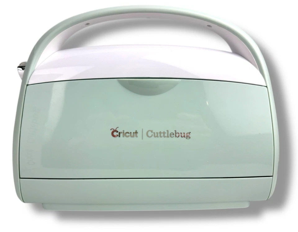 Cricut Cuttlebug Die Cutting Embossing Machine Only No Plates in Box Mint Green - Photo 3/4