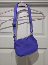 Primark Small Purple Zip Up Bag With Adjustable Straps