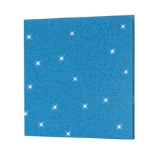 Glitter Acrylic Sheets 1/8" Thick Plastic Sheets 12x12 Inch, Light Blue