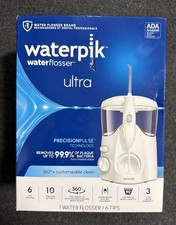 New Waterpik Ultra Dental Easy Water Flosser 6 Tips WP-100W White-NEW