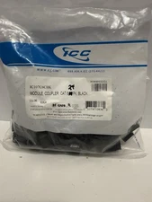 ICC Cat 6 Module Coupler Black 24 Pack ￼