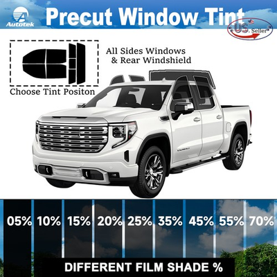 #ad Computerized Custom PreCut Window Tint Film Kit For ALL GMC Sierra 1500 Crew Cab $29.98
