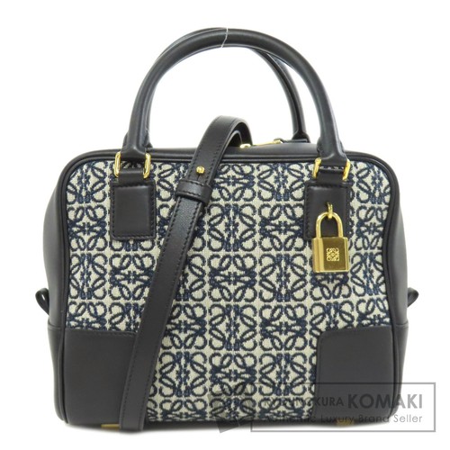 LOEWE Amazona 19 2WAY Handbag Canvas Women s Used
