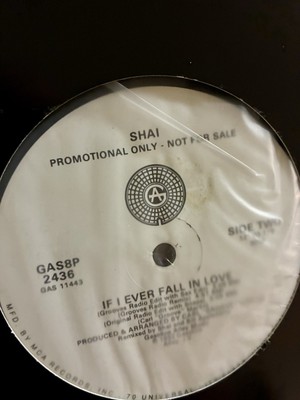 SHAI If I Ever Fall In Love 12  White Label Promo Copy Not For Sale Never Played
