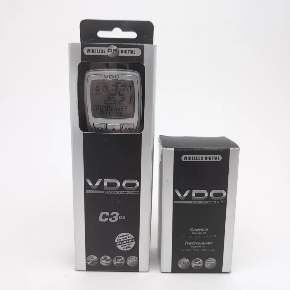 SET OF 2: VDO C3 DS Cycle Computer + Cadence Upgrade Kit NEW OPEN BOX - Image 2 of 4