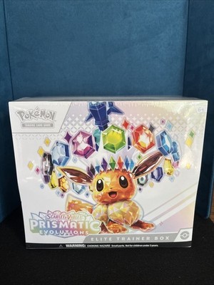 Pokémon TCG Prismatic Evolutions Elite Trainer Box Eevee English 2025 Ages 6+