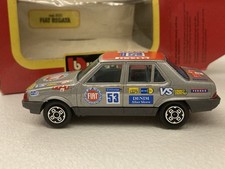 FIAT REGATA BERLINA RALLY  - SILVER Modellino Scala 1:43 Burago (4121) Vintage