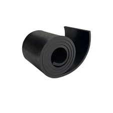 Thick Neoprene Rubber Strips 1/4 (.25)" Thick X 4" Wide X 3.3'Long, Solid Rub...