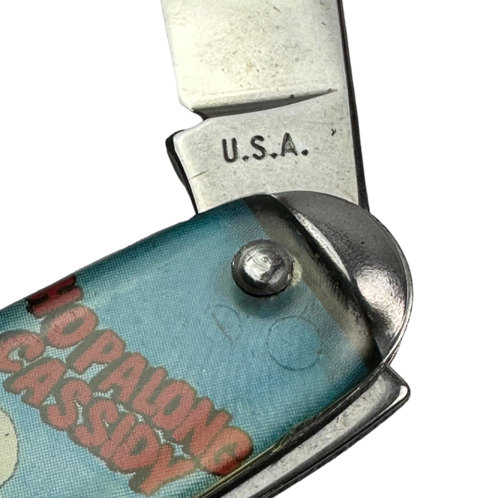 Vintage Novelty Cutlery Ireland Hopalong Cassidy Single Blade Knife