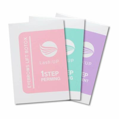Lash Up Eyebrows Lift Lifting Kit Individual Steps 10 packets of 0.8g