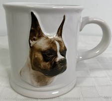Boxer Dog 3D Embossed Coffee Mug Cup  Xpres Best Friend Originals 1999