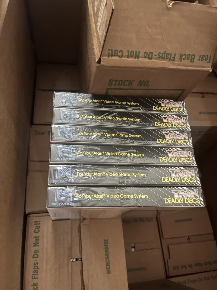Mattel Disney TRON Deadly Discs Atari 2600. Factory Box 6 sealed units.Genuine🔥 - Image 3 of 4