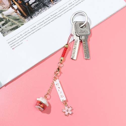 Cat Phone Lanyard Keychain Wrist Rope Anti-lost Lanyard Phone Strap Lanyard - Photo 12 sur 18