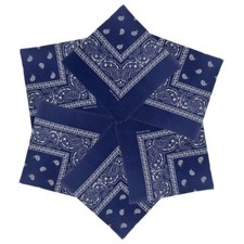 6 PCS 100 Cotton Bandanas 22  x 22" for Men  Women Paisley Handkerchief Hea...