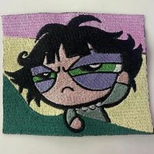 Powerpuff Girls Buttercup Sleeping Iron on Patch