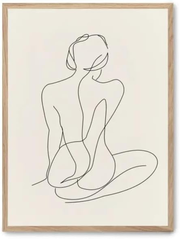 Cuadro woman line art xv_FASE5