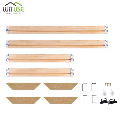 Canvas Stretcher Bars Frames Sturdy Wood Strips Kit Art Paintings Multiple Frame - Picture 12 of 75