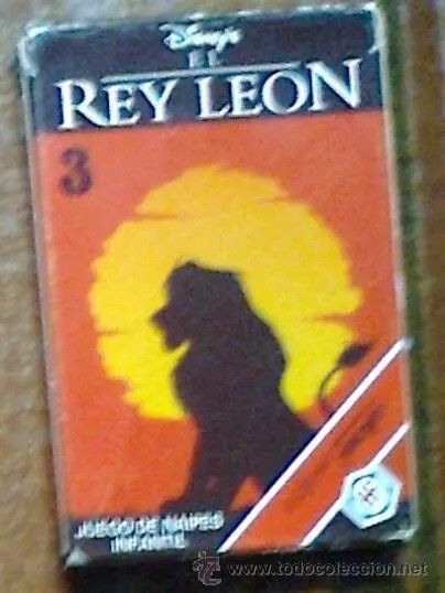 Baraja infantil El rey leon 3; Heraclio Fournier