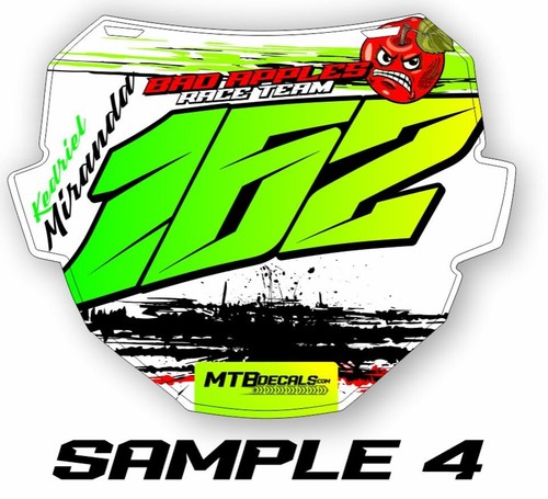 Custom Sticker For ODI Mountain bike Number Plate Surron Graphics Moto - 第 4/24 張圖片