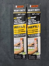 (2) Frost King EZ Roll Refill Heavy Duty Patio Door Shrink Kit EZ86RF