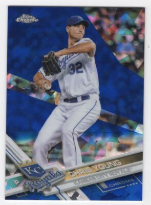 2017 Topps Chrome Sapphire Edition Print Run 250 Chris Young #241 Kansas City