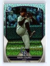 2023 Bowman Draft Isaiah Coupet #BDC-37 Asia Edition Mojo Refractor Rockies