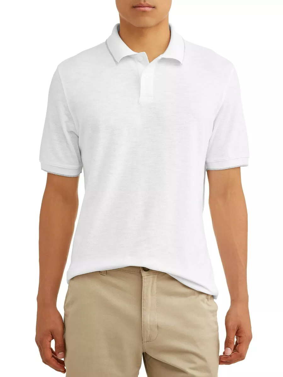 White polo shirt clearance 3xl