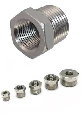 BSP Adapter Reduzierstück Stecker 1/4'''' auf 1/8'''' Buchse Reduzierstück BSPT Stecker Pneumatische Luft