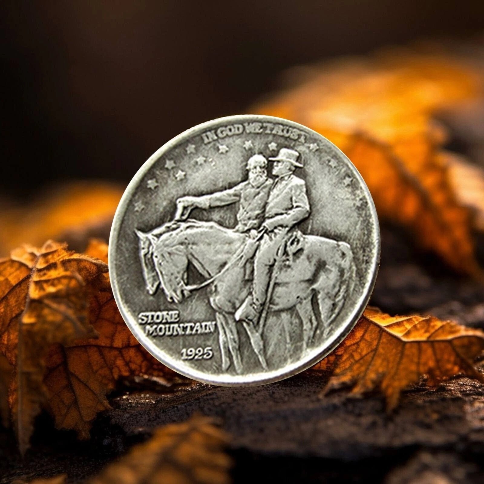 Look! 1925 Stone Mountain Silver Half Dollar – U.S. Classic Commemorative Coin