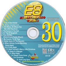 CHARTBUSTER ESSENTIAL KARAOKE CD G CBE-8 Disc-30 Chistmas,children,Fun Songs