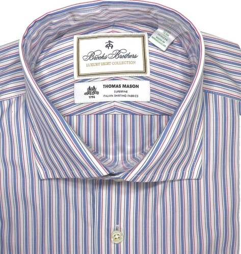 Vintage Brooks Brothers Striped Slim Fit Shirt Men's 16 1/2-33