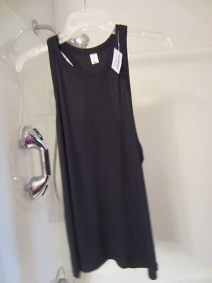 NWT women's active wear tank top Old Navy Ultralite Size XL black color
