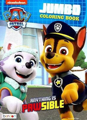 Paw Patrol Mega Pad, Libro Da Colorare Jumbo E Pacchetto Di Adesivi