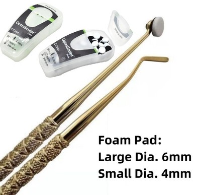 Kit Dental OptraSculpt Foam Pads Pour Composites, Facettes Et Résines - Spatule Incluse, Neuf !