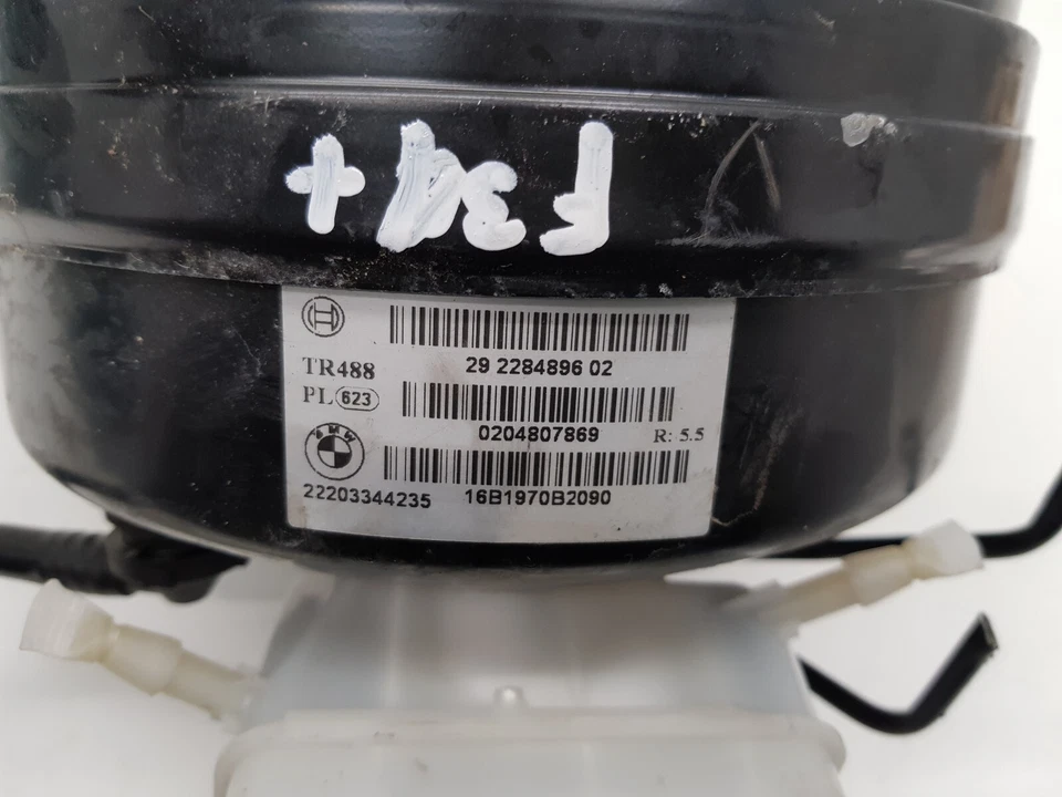 2016 BMW 3 SERIES F31 3.0 DIESEL BRAKE SERVO & MASTER CYLINDER OEM 2284896 - Image 4 of 4