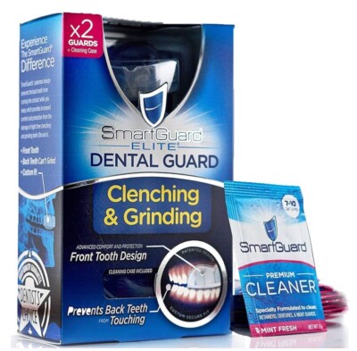 Dental Guard SMARTGUARD ELITE Clenching & Grinding (2 Guards 1 case) -Sealed New