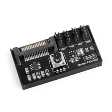 4 Port PWM Fan Speed Controller 4Pin Fan Governor for Servers PC Cooling System